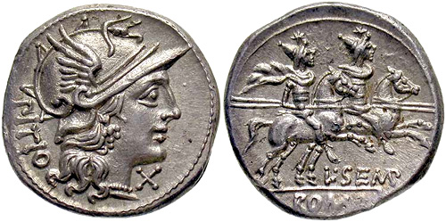 sempronia roman coin denarius